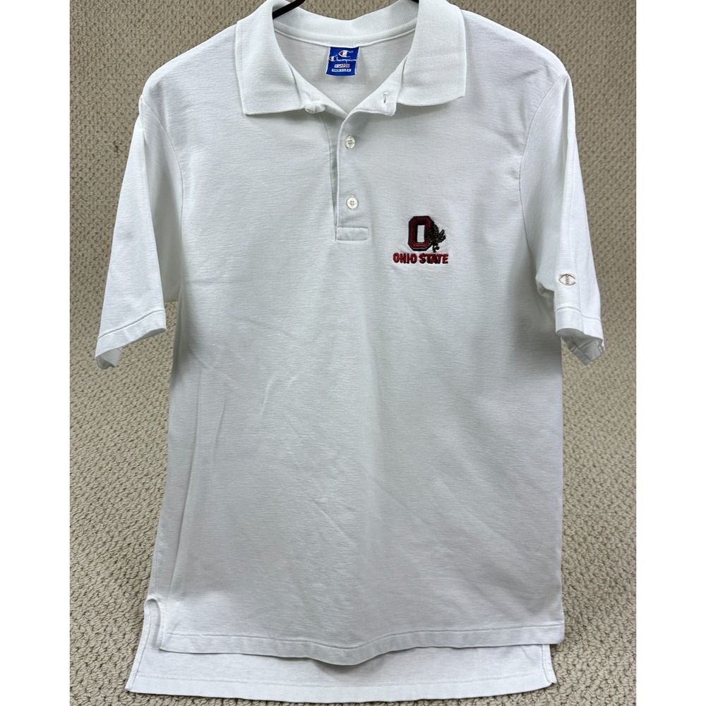 Vintage Ohio State Buckeyes Champion Polo Fits As Mens M 80s Made in USA NCAA